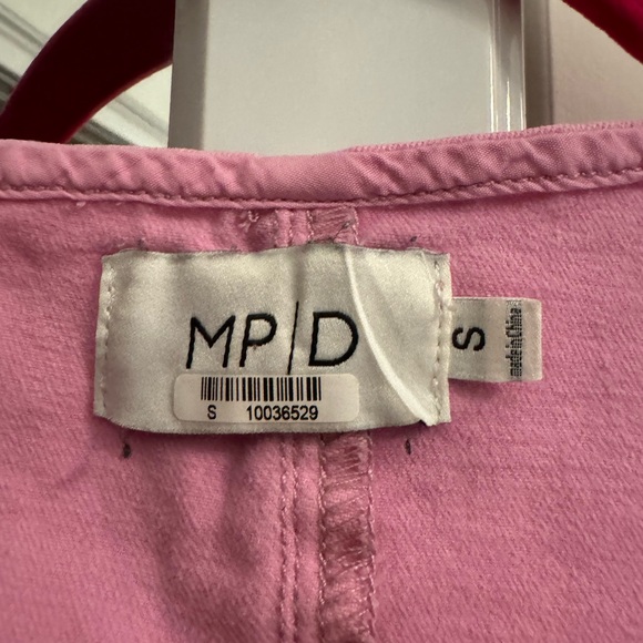 MPD Pink Square Neck Button Up Dress - Picture 3 of 3